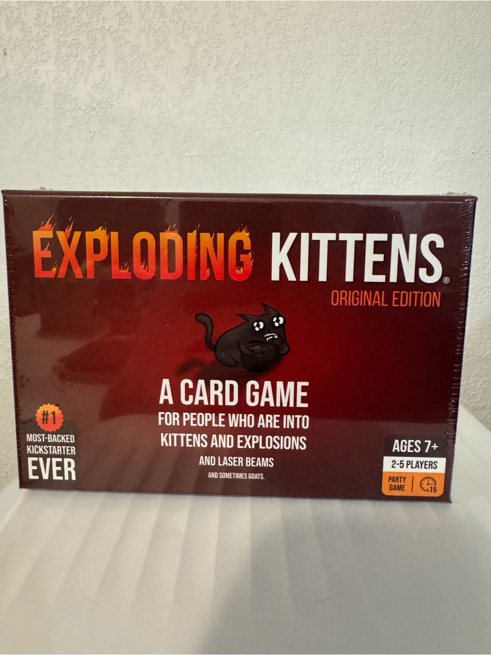 Exploding Kittens Original Edition Card Game - Red